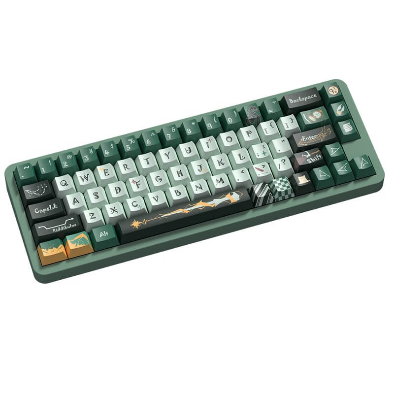 138-Key MDA Profile Keycap Set - Slytherin Theme