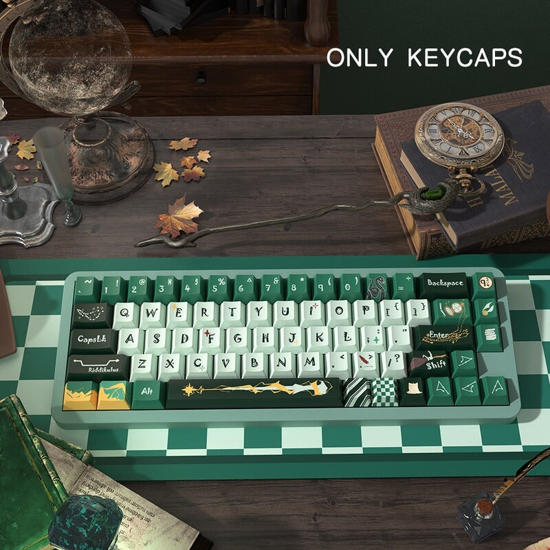 138-Key MDA Profile Keycap Set - Slytherin Theme