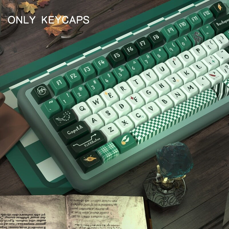 138-Key MDA Profile Keycap Set - Slytherin Theme