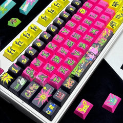 146-Key Graffiti Theme Keycap Set