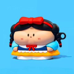 3″ Blue Silicone AirPods Case - Snow White Theme, Cute & Funny Design