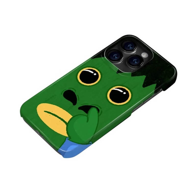 5.5" Silicone Green iPhone 16 Pro Max Case - Nose Grooming