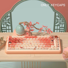 138-Key MDA & Cherry Profile PBT Keycap Set - Tang Dynasty Beauty Theme