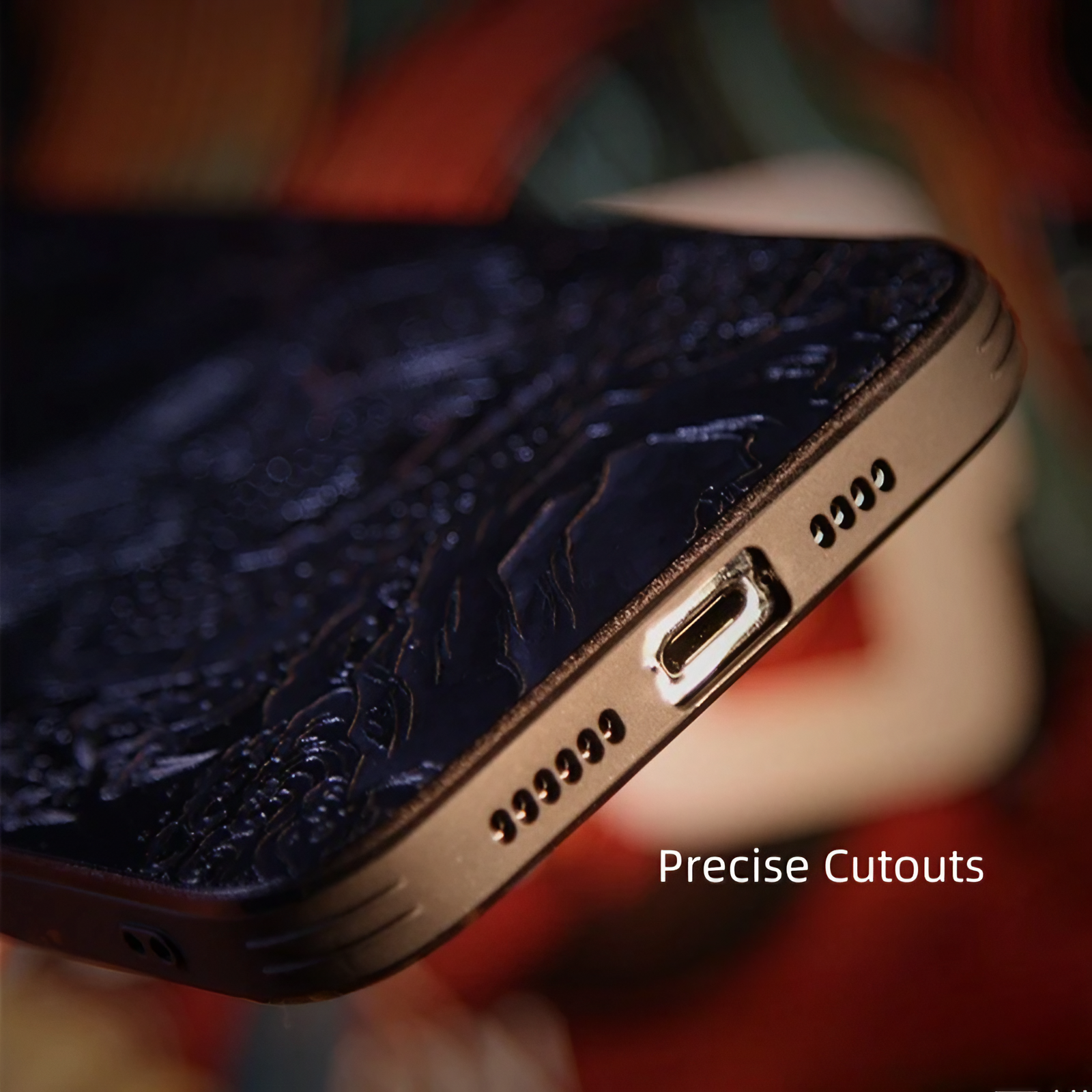 6.7″ iPhone 16 Pro Max Dark Dragon Art Cover - Textured TPU