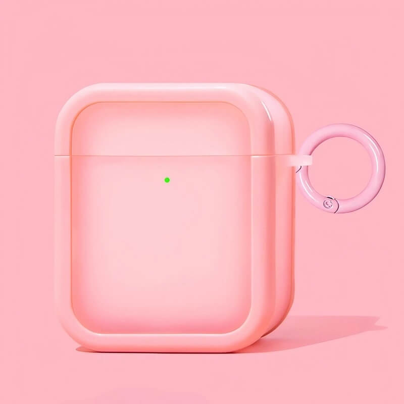 6″ Matte Purple Silicone AirPods Case - Minimalist, Cute Style