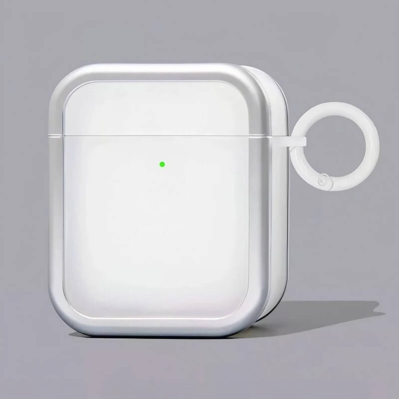 6″ Matte Purple Silicone AirPods Case - Minimalist, Cute Style