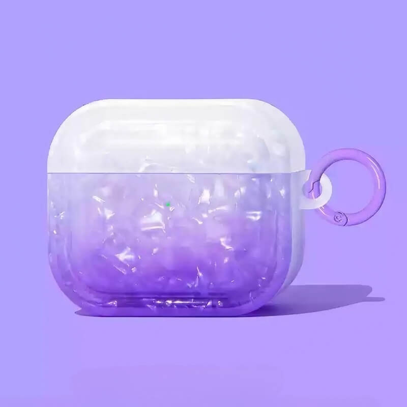 6″ Matte Purple Silicone AirPods Case - Minimalist, Cute Style