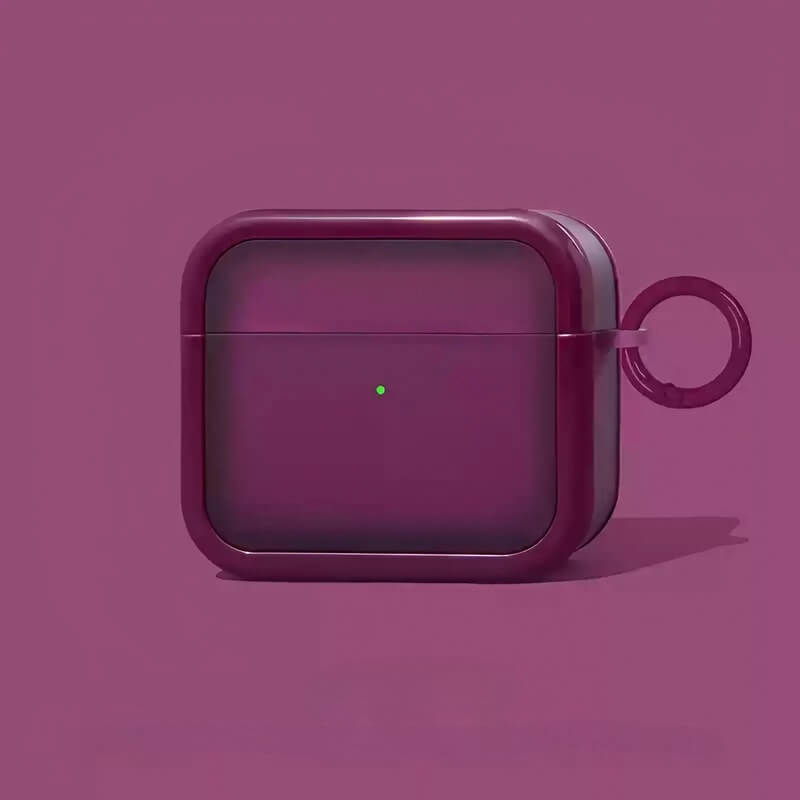 6″ Matte Purple Silicone AirPods Case - Minimalist, Cute Style