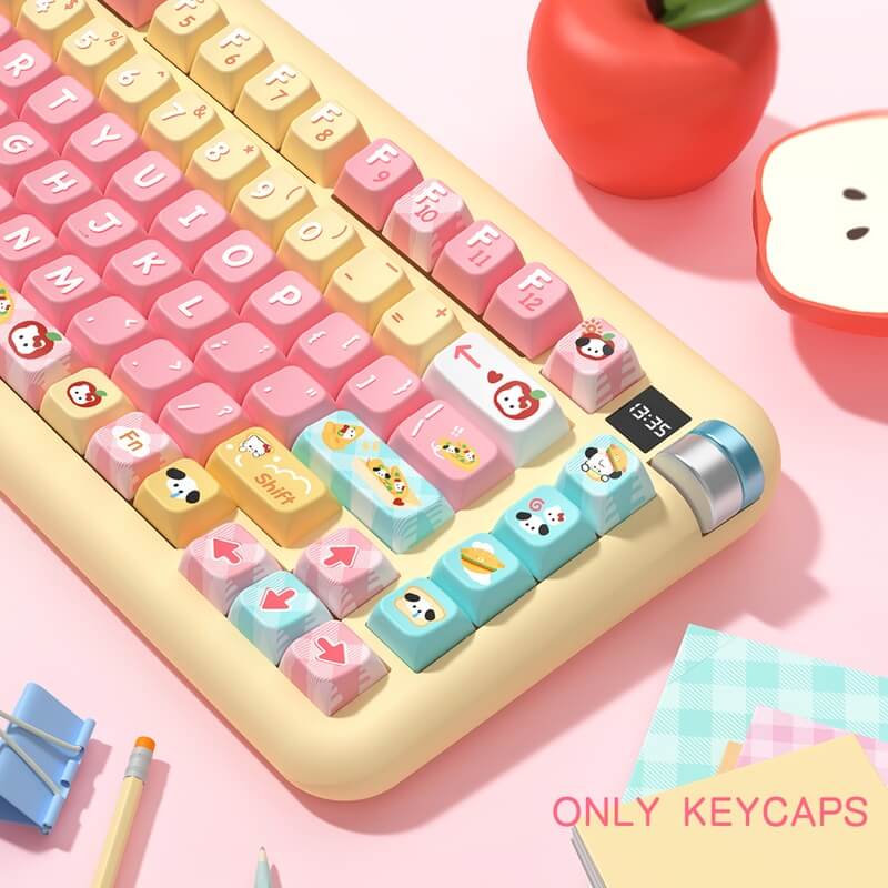 Bread Puppy Theme 138-Key MDA Profile Keycap Set