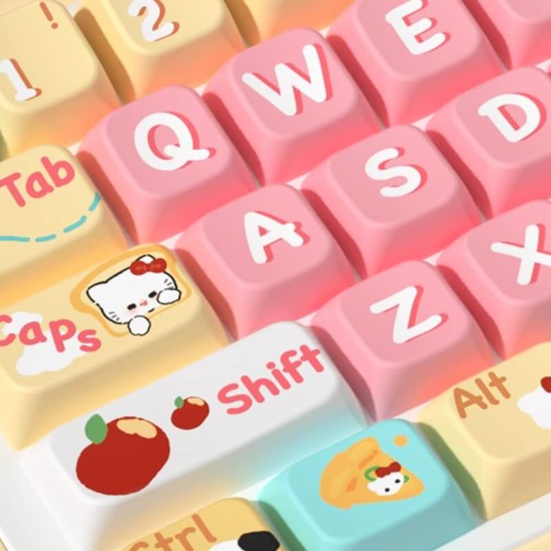 Bread Puppy Theme 138-Key MDA Profile Keycap Set