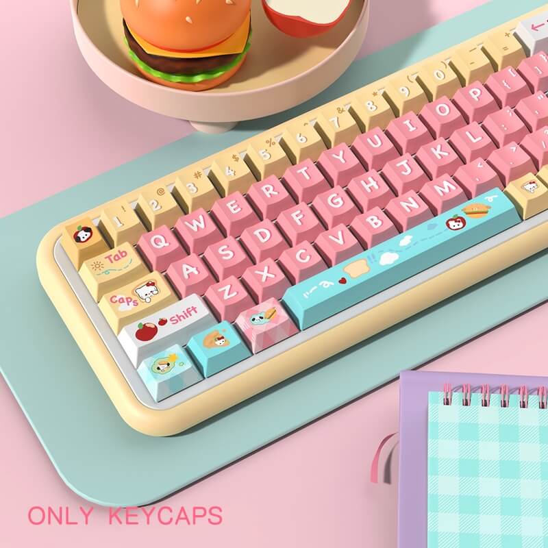 Bread Puppy Theme 138-Key MDA Profile Keycap Set