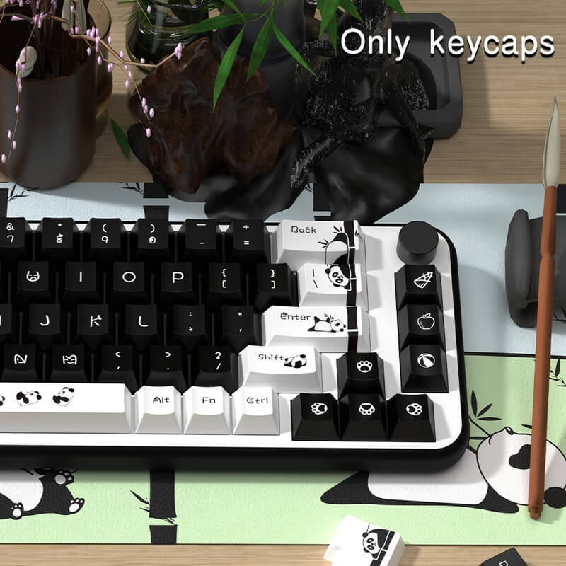 Cherry Profile 138-Key Keycap Set - Panda Design