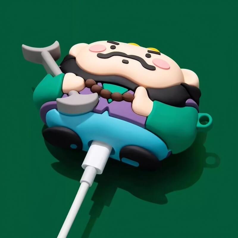 Cute & Funny Yellow Silicone AirPods Case - Monkey King Theme