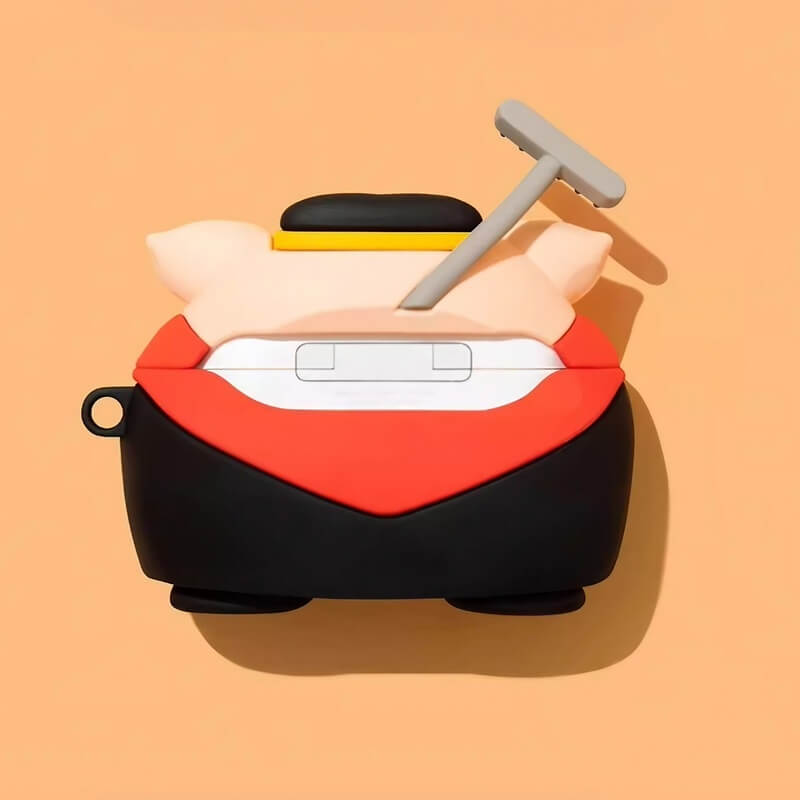 Cute & Funny Yellow Silicone AirPods Case - Monkey King Theme
