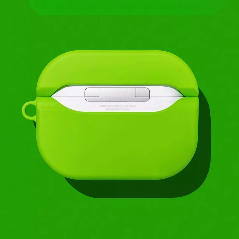 Cute and Funny 2″ Sweating Emoji AirPods Case - Blue Silicone
