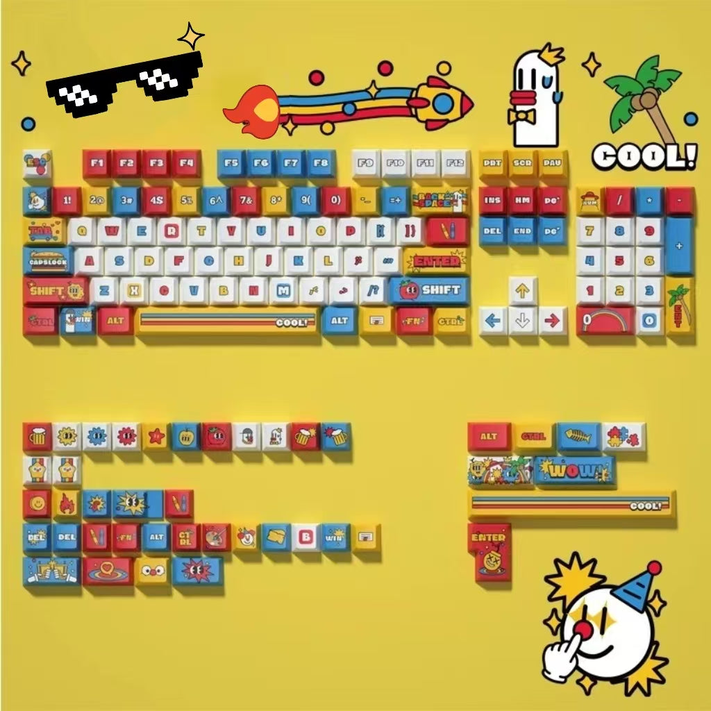 Funny Clown 146-key Keycap Set