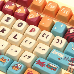 MDA Profile 138-Key Keycap Set - Pussycat Circus Theme