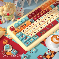 MDA Profile 138-Key Keycap Set - Pussycat Circus Theme