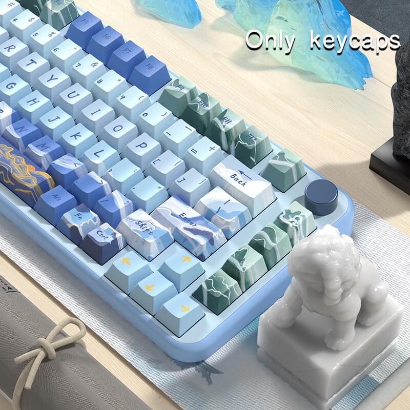 Scenic Lakes Mountain 138-Key Keycap Set - Cherry Profile
