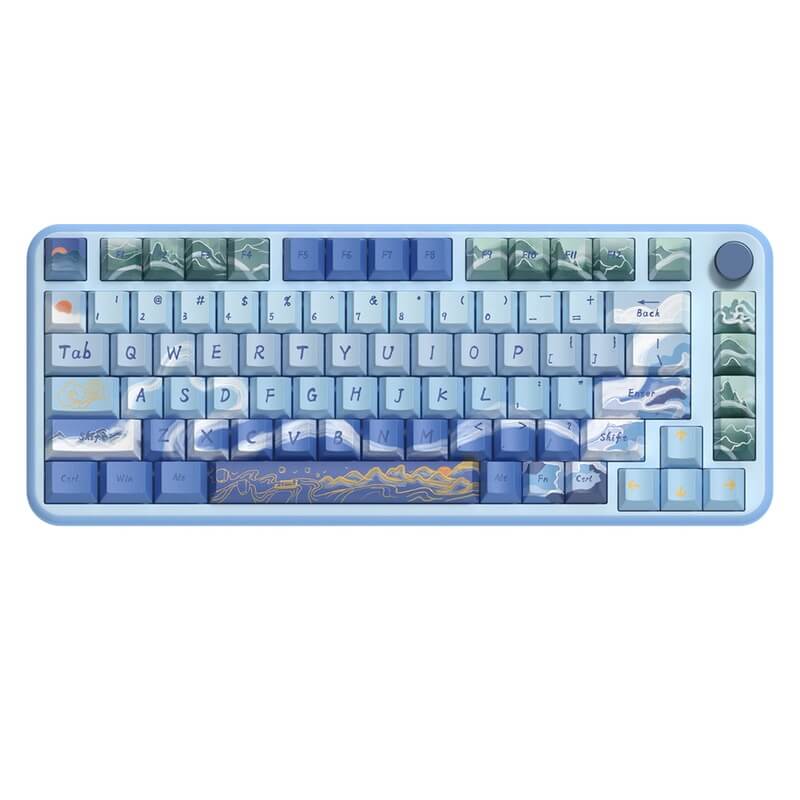 Scenic Lakes Mountain 138-Key Keycap Set - Cherry Profile