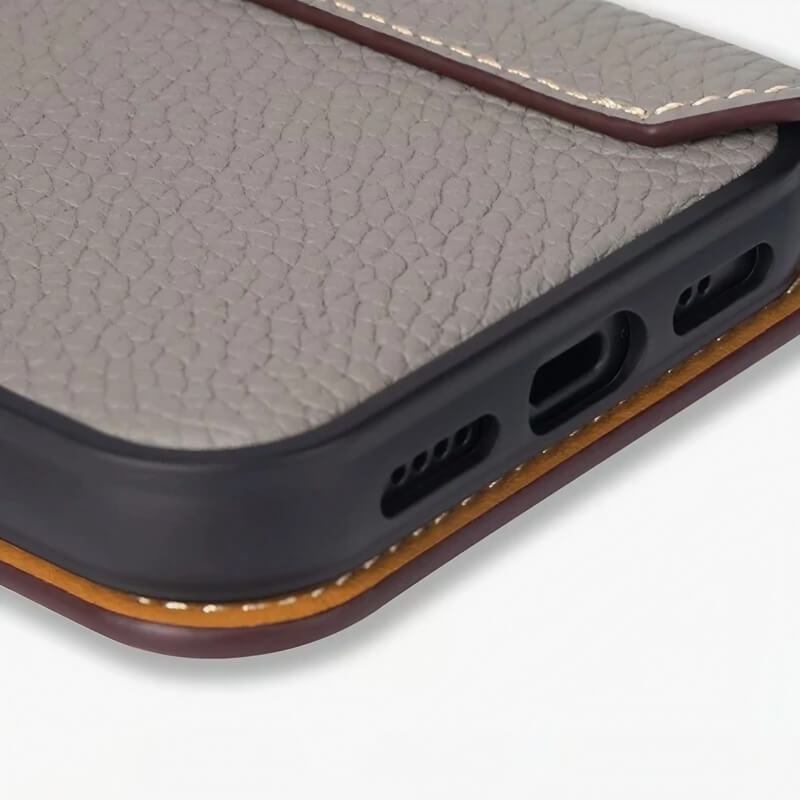 iPhone 16 Pro Max 15 14 13 Leather Wallet Flip Case