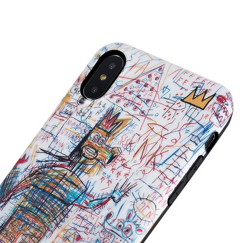 iPhone 16 Pro Max Case - 12″ TPU Graffiti Art Design