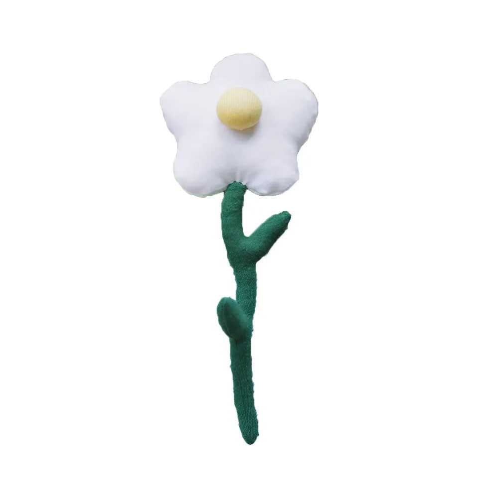 White Rose Cute Crossbody Bag Casual Mini Cotton Kawaii Sling Bag